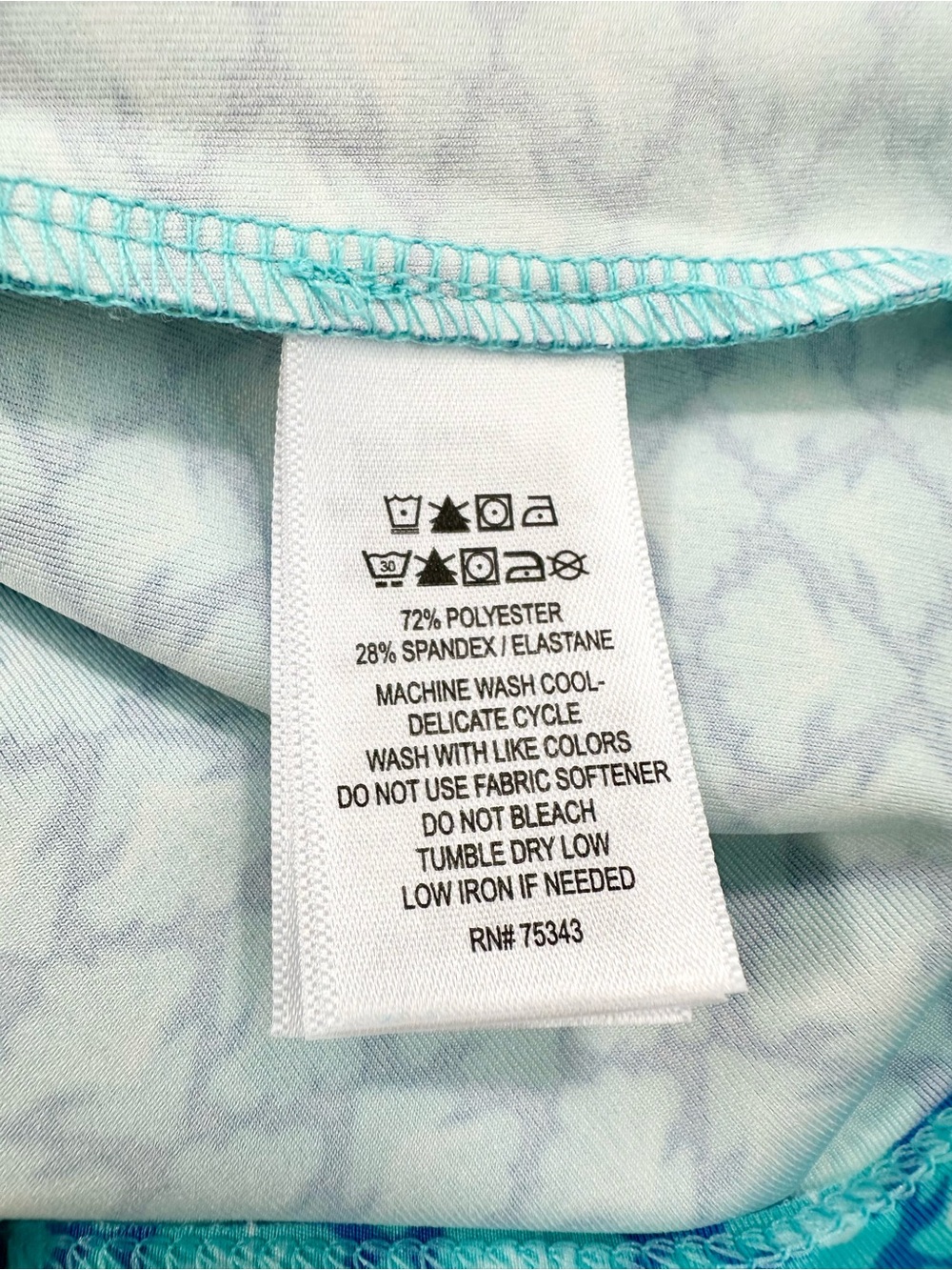 Sigrid Olsen Aqua Blue Patterned Collared Sleeveless Golf Tennis Dress, Medium - Picture 12 of 12